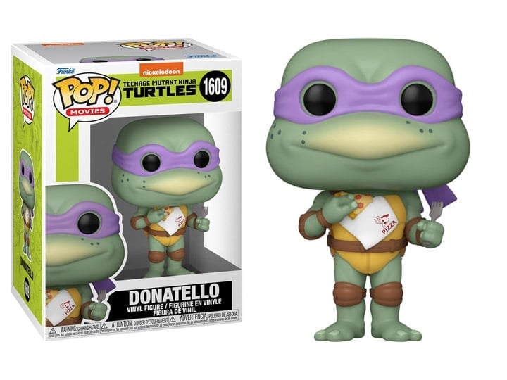 Pop! Movies: Teenage Mutant Ninja Turtles (1990) - Donatello with Pizza Slice Gallery Image 1