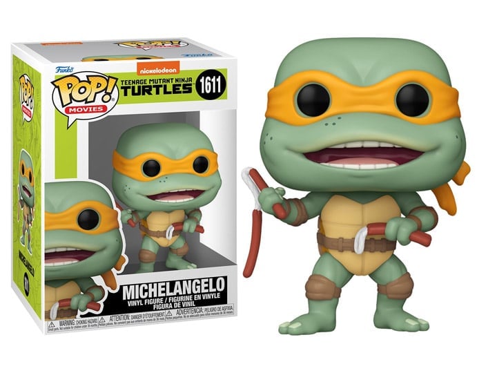 Pop! Movies: Teenage Mutant Ninja Turtles (1990) - Michelangelo with Sausage Nunchucks Gallery Image 1