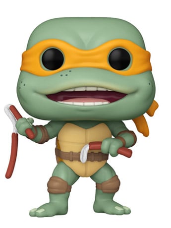 Pop! Movies: Teenage Mutant Ninja Turtles (1990) - Michelangelo with Sausage Nunchucks Gallery Image 2