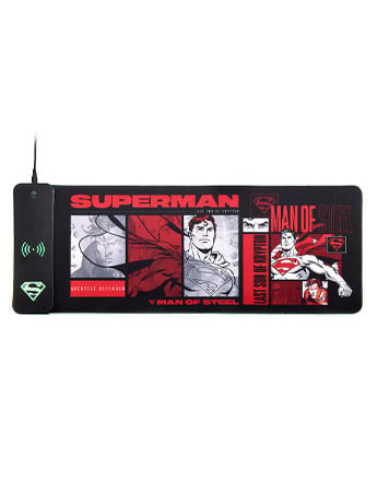 DC Comics Superman Oversized Gaming Mat & Mobile Charger Gallery Image 2