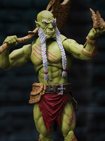 Vitruvian H.A.C.K.S. Bur'Zagi (Mighty Orc Sovran) Action Figure