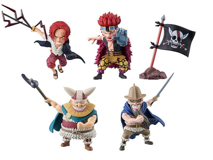 One Piece World Collectable Figure Pirates Box of 12 Random Figures Gallery Image 1