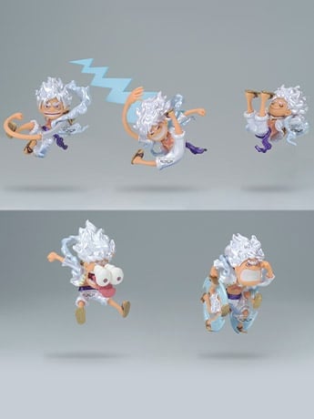 One Piece World Collectable Figure Monkey D. Luffy Gear 5 (Special Metallic Color Ver.) Box of 12 Random Figures Gallery Image 2