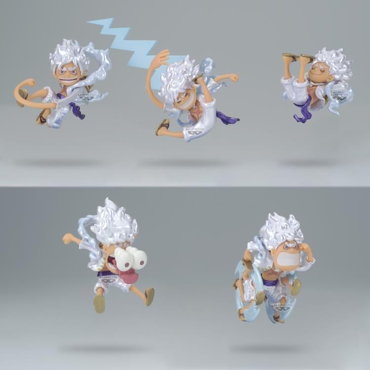 One Piece World Collectable Figure Monkey D. Luffy Gear 5 (Special Metallic Color Ver.) Box of 12 Random Figures Gallery Image 3