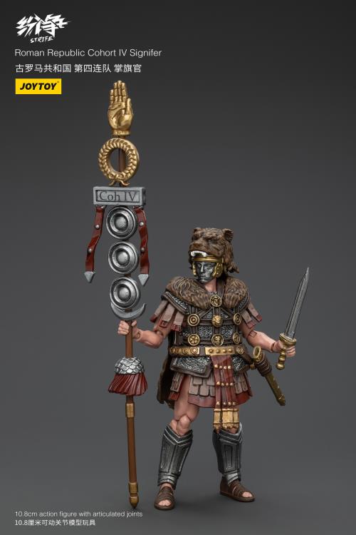 Strife Roman Republic Cohort IV Signifer 1/18 Scale Action Figure Gallery Image 9