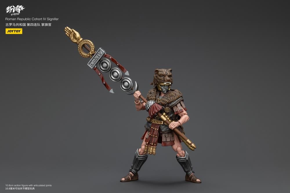 Strife Roman Republic Cohort IV Signifer 1/18 Scale Action Figure Gallery Image 6