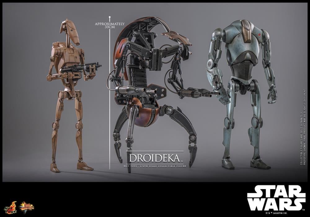 ホットトイズ 1/6 ファントム・メナス ドロイデカ MMS755 Star Wars: The Phantom Menace MMS755 Droideka 1/6th Scale
