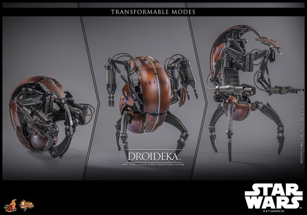 Star Wars: The Phantom Menace MMS755 Droideka 1/6th Scale Collectible Figure Gallery Image 10