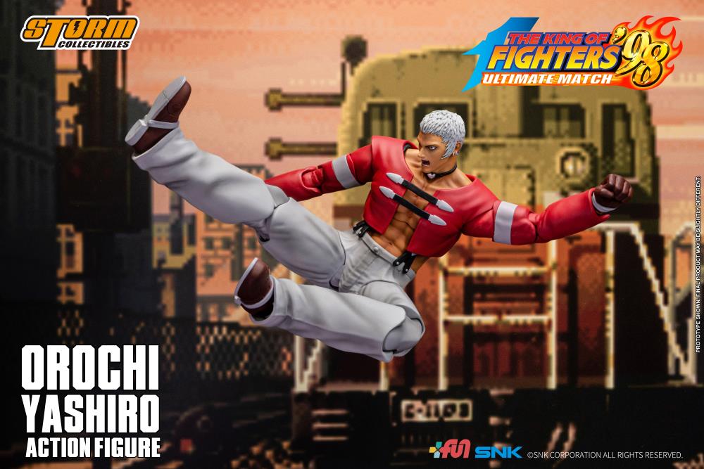 The King of Fighters '98: Ultimate Match Orochi Yashiro 1/12 Scale BBTS Exclusive Action Figure Gallery Image 8
