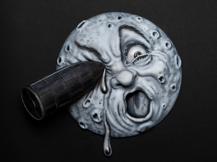 A Trip to the Moon The Moon Wall Plaque