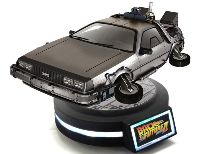 Back to the Future II Magnetic Levitating DeLorean Time Machine Gallery Image 1