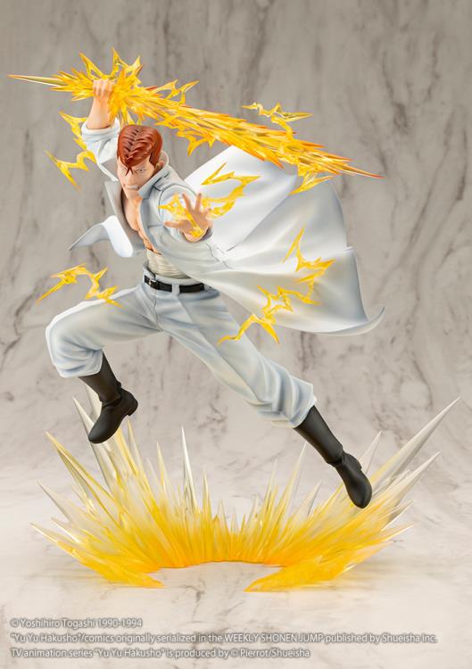 Yu Yu Hakusho ArtFX J Kazuma Kuwabara (Ver. 2) 1/8 Scale Figure Gallery Image 4