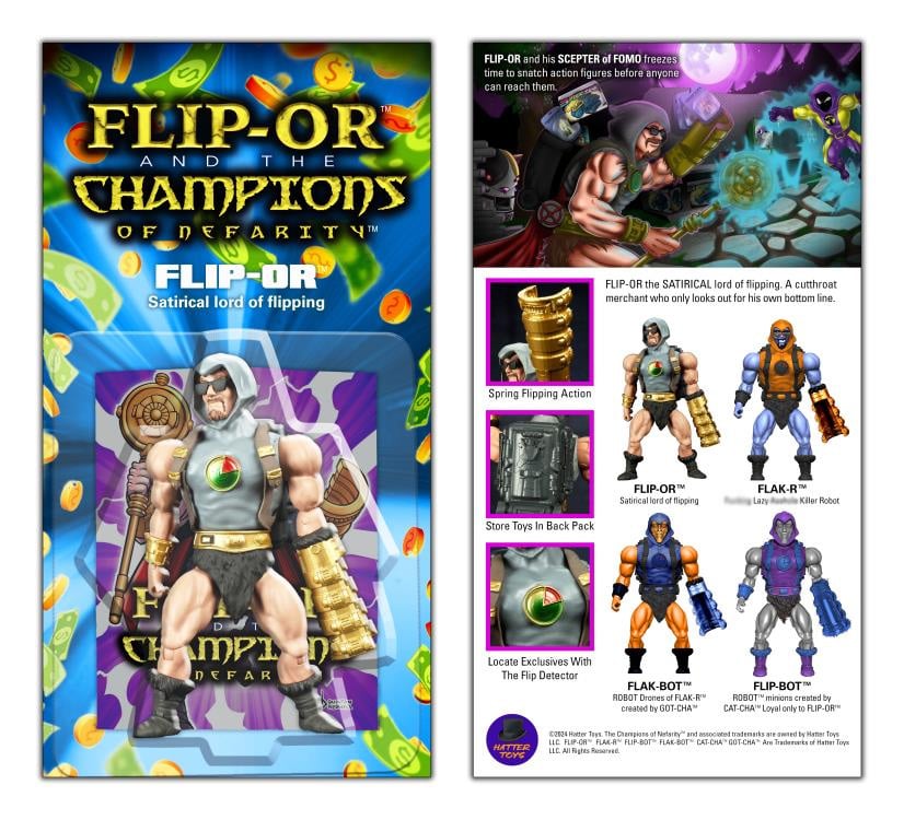 Flip-Or and the Champions of Nefarity Flip-Or Deluxe Action Figure Gallery Image 6