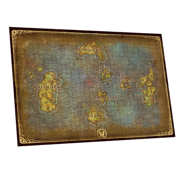 World of Warcraft Azeroth Map 1000-Piece Puzzle Gallery Image 3
