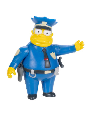 The Simpsons 2.5" Chief Wiggum Figure Gallery Image 2