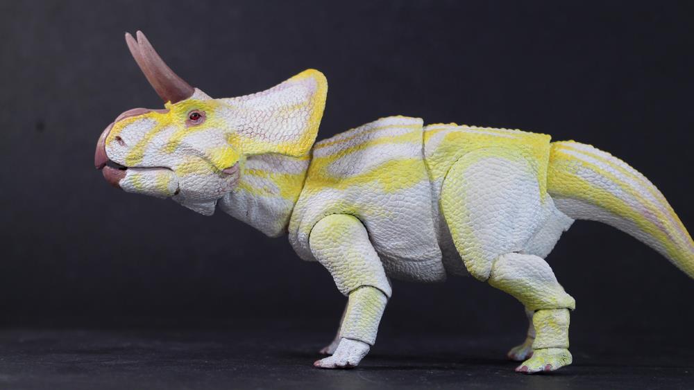 Beasts of the Mesozoic Ceratopsian Series Zuniceratops Christopheri (Albino Ver.) 1/18 Scale Action Figure Gallery Image 6