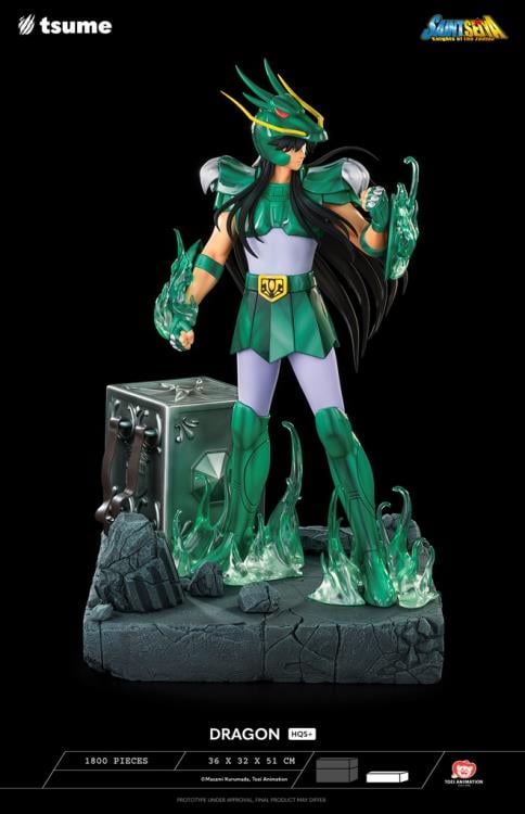 Saint Seiya HQS Plus Dragon Shiryu Limited Edition Statue