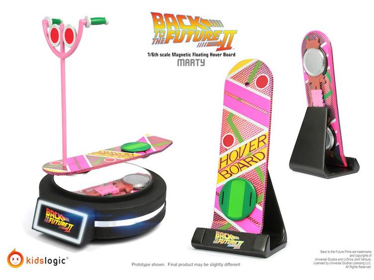 Back to the Future II 1/6 Scale Magnetic Floating Hoverboard Set of 5 Gallery Image 3