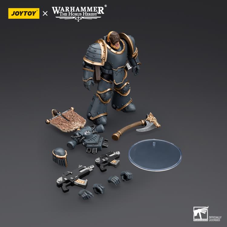 Warhammer: The Horus Heresy Space Wolves Grey Slayer Pack Grey Slayer with Legion Vexilla 1/18 Scale Action Figure Gallery Image 8