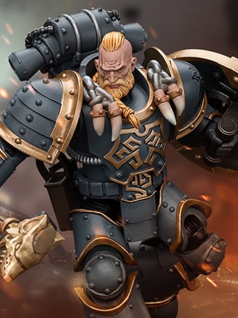 Warhammer: The Horus Heresy Space Wolves Grey Slayer Pack Grey Slayer (Ver. 1) 1/18 Scale Action Figure Gallery Image 2