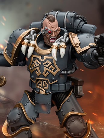 Warhammer: The Horus Heresy Space Wolves Grey Slayer Pack Grey Slayer (Ver. 2) 1/18 Scale Action Figure Gallery Image 2