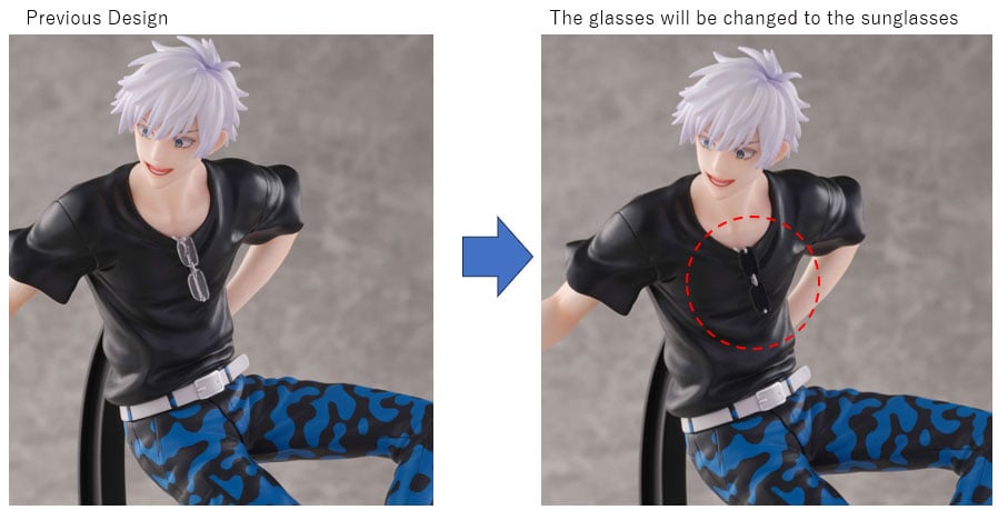 Figura Satoru Gojo – Jujutsu Kaisen SEGA Splash×Battle Re: – Collezione Ufficiale Con Base Inclusa