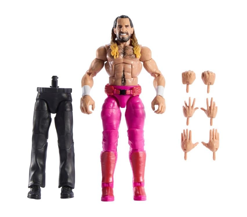 WWE WrestleMania Elite Collection Seth Rollins (Howard Finkel BAF) Gallery Image 7