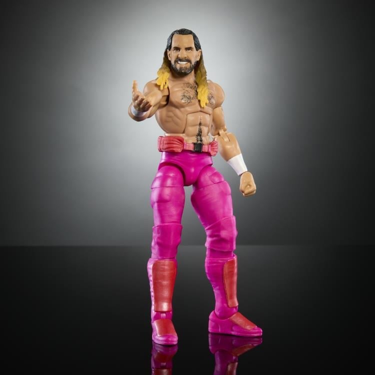 WWE WrestleMania Elite Collection Seth Rollins (Howard Finkel BAF) Gallery Image 3