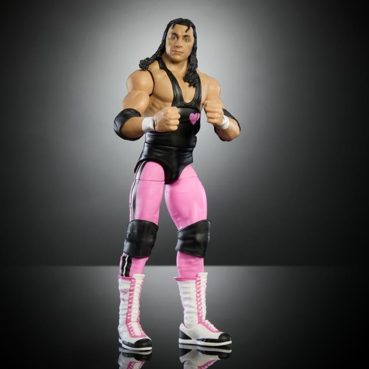 WWE WrestleMania Elite Collection Bret Hart (Howard Finkel BAF) Gallery Image 4