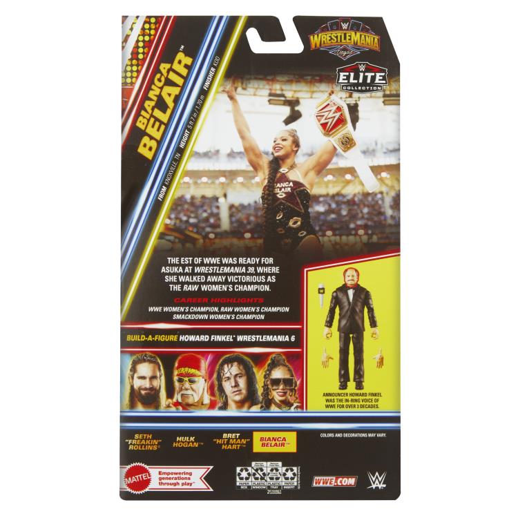 WWE WrestleMania Elite Collection Bianca Belair (Howard Finkel BAF) Gallery Image 8