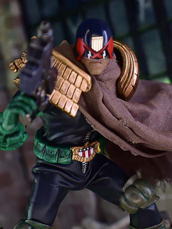 2000 AD Exquisite Super Series Cursed Earth Judge Dredd 1:12 Scale SDCC 2024 PX Previews Exclusive Action Figure Gallery Image 2