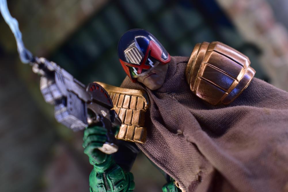 2000 AD Exquisite Super Series Cursed Earth Judge Dredd 1:12 Scale SDCC 2024 PX Previews Exclusive Action Figure Gallery Image 10