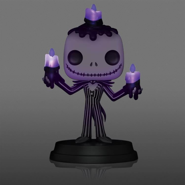 Pop! Super: The Nightmare Before Christmas - Light-Up Jack Skellington Holding Candles Gallery Image 3