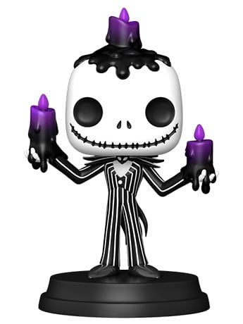 Pop! Super: The Nightmare Before Christmas - Light-Up Jack Skellington Holding Candles Gallery Image 2