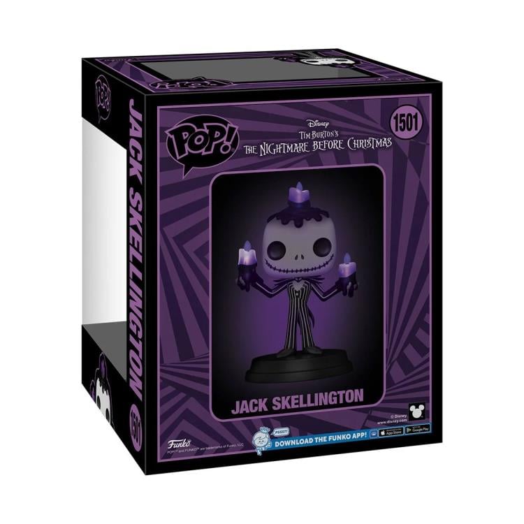 Pop! Super: The Nightmare Before Christmas - Light-Up Jack Skellington Holding Candles Gallery Image 5