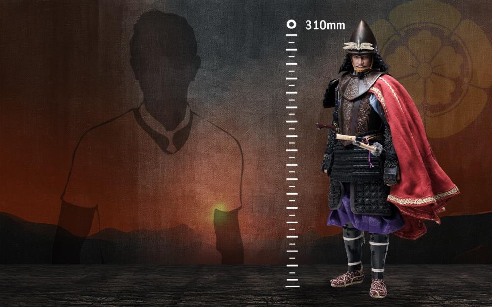 Series of Empires Black Euro-Style Samurai Armor Oda Nobunaga