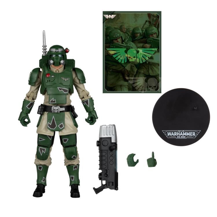 Warhammer 40,000 Astra Militarum Kasrkin Action Figure Gallery Image 7
