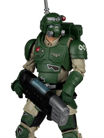 Warhammer 40,000 Astra Militarum Kasrkin Action Figure Gallery Image 2