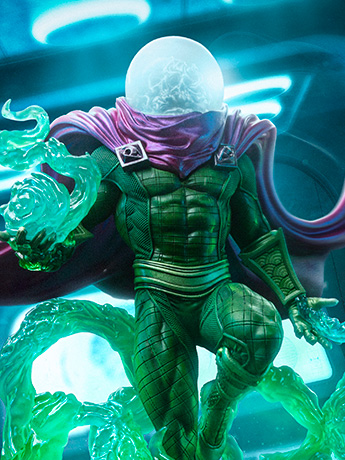 Marvel Spider-Man vs Villains Battle Diorama Series Mysterio 1/10 Deluxe Art Scale Limited Edition Statue Gallery Image 2