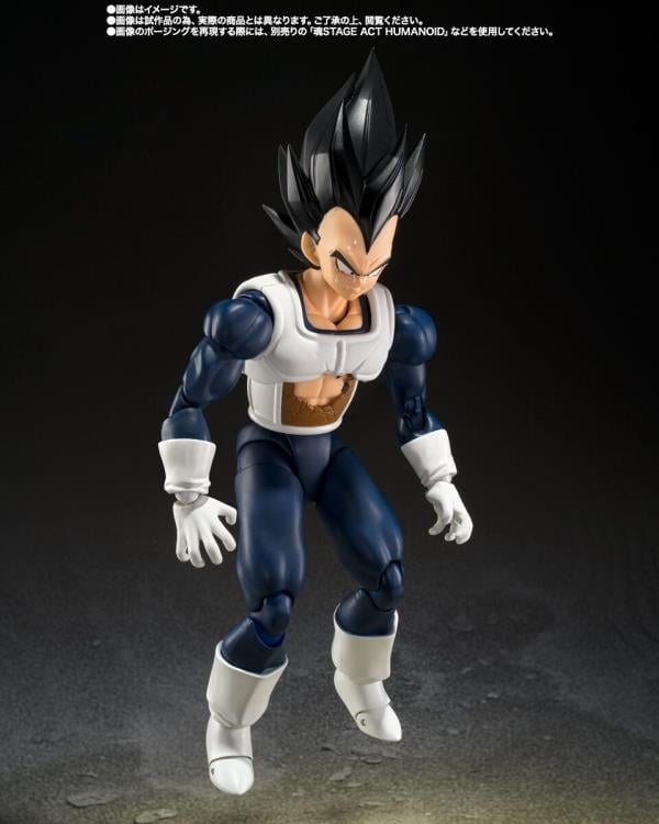 Dragon Ball Z S.H.Figuarts Vegeta (Older Style Battle Clothes) Exclusive Action Figure Gallery Image 4