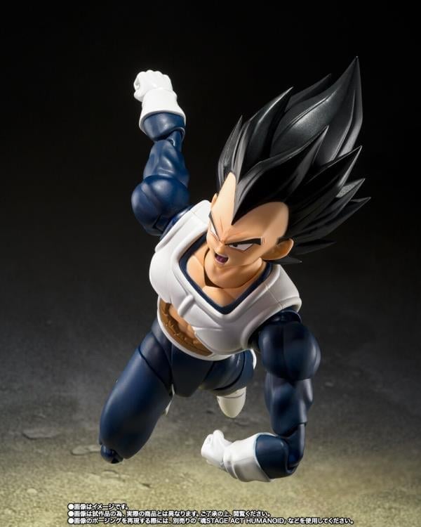 Dragon Ball Z S.H.Figuarts Vegeta (Older Style Battle Clothes) Exclusive Action Figure Gallery Image 6