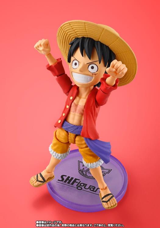 One Piece S.H.Figuarts x World Collectable Figure Monkey D. Luffy Exclusive Action Figure Gallery Image 7