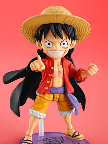 Image of One Piece S.H.Figuarts x World Collectable Figure Monkey D. Luffy Exclusive Action Figure
