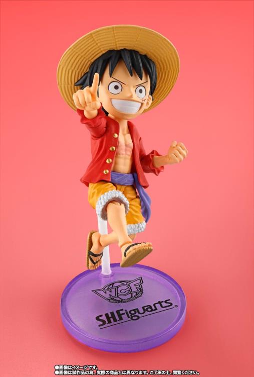 One Piece S.H.Figuarts x World Collectable Figure Monkey D. Luffy Exclusive Action Figure Gallery Image 4