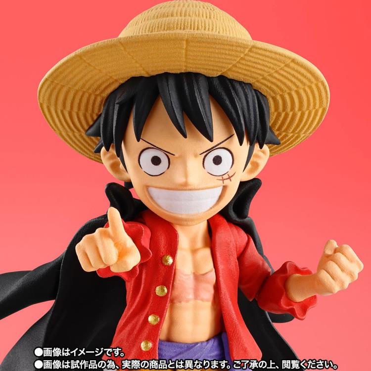 超美品　BANDAI ONE PIECE MONKEY D. LUFFY XG One Piece S.H.Figuarts x World Collectable Figure Monkey D. Luffy