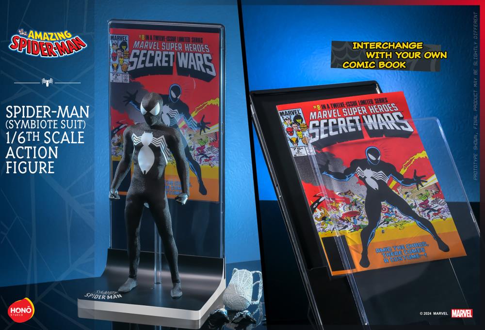 Marvel Comics HS04 Spider-Man (Symbiote Suit) 1/6th Scale Collectible Figure Gallery Image 17