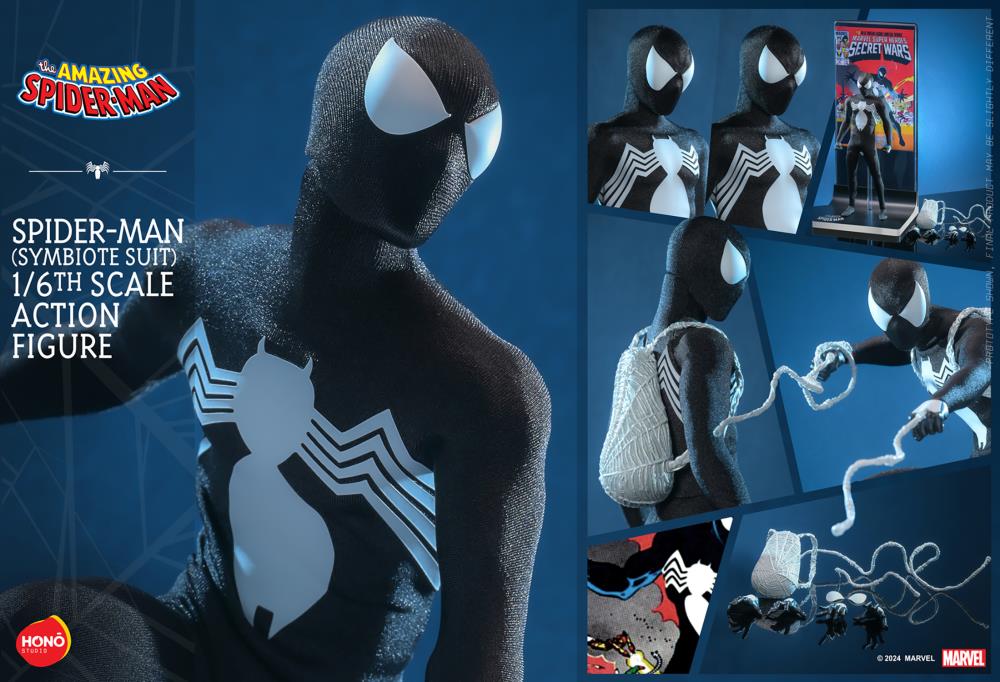 Marvel Comics HS04 Spider-Man (Symbiote Suit) 1/6th Scale Collectible Figure Gallery Image 19