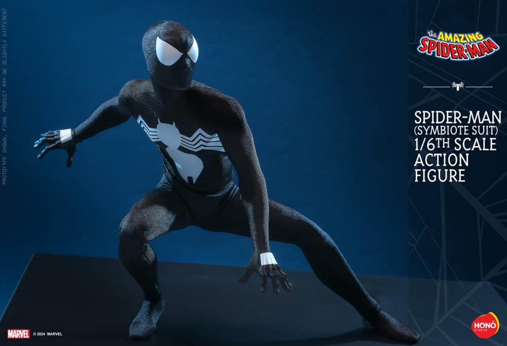 Marvel Comics HS04 Spider-Man (Symbiote Suit) 1/6th Scale Collectible Figure Gallery Image 5