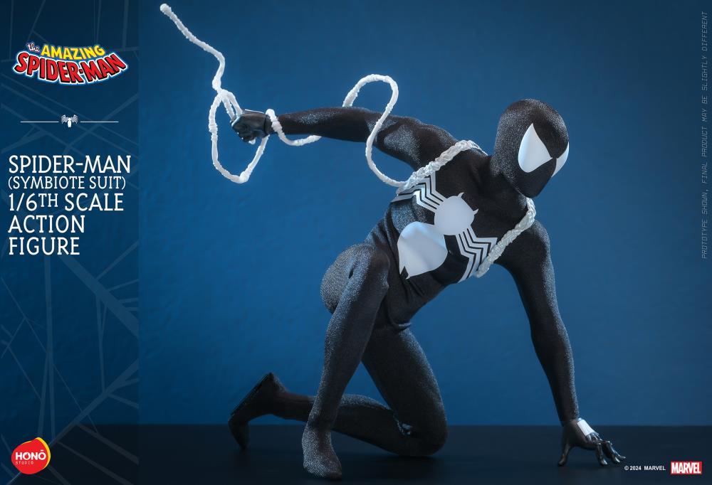Marvel Comics HS04 Spider-Man (Symbiote Suit) 1/6th Scale Collectible Figure Gallery Image 8