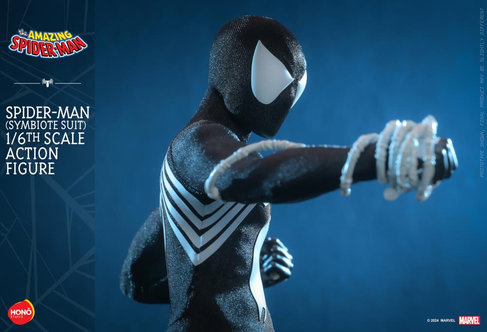 Marvel Comics HS04 Spider-Man (Symbiote Suit) 1/6th Scale Collectible Figure Gallery Image 12